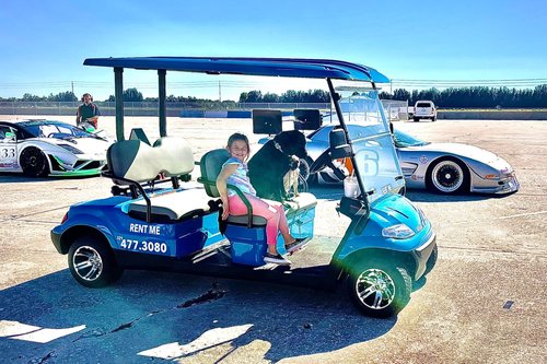 renting street legal golf carts for local events