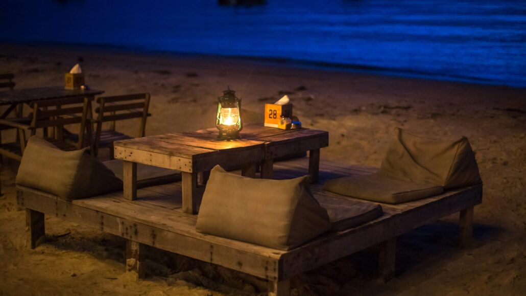 date night idea: rent a golf cart on the beach